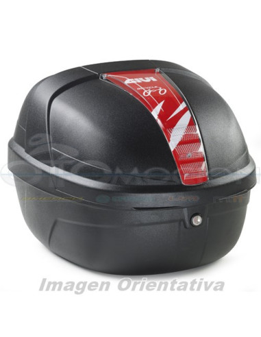 MALETA FIJA BICI 14LTS  CY25 NEGRO BASE-N  CATADIOP  ROJO