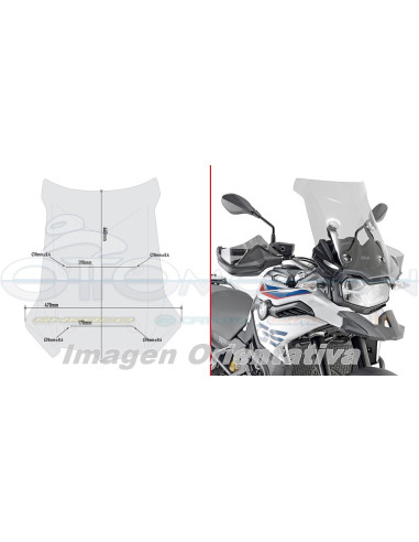 CUPULA P-KITAO BMW FGS 850 18 21