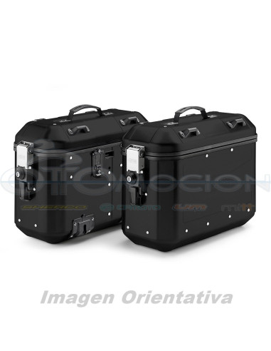 MALETAS LATERALES MK 36L DLM36B-T DOLOMITI ALUMINIO BLACK L