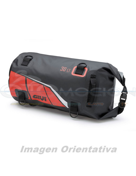 BOLSA SILLIN L-EASYF-CORREAS 30LTS NEGRO-ROJO