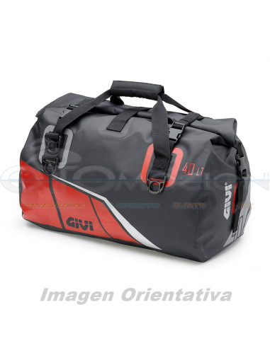 BOLSA SILLIN L-EASYF-CORREAS 40LTS NEGRO-ROJO