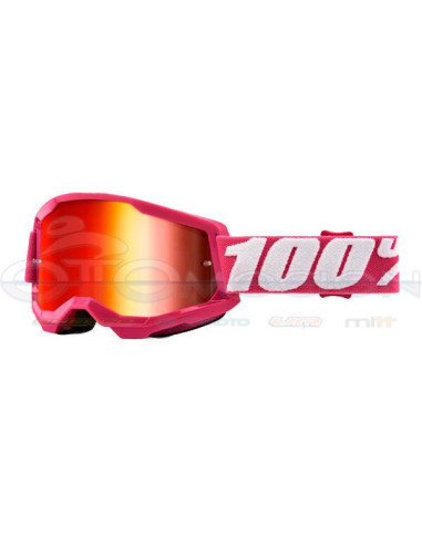 GAFAS 100% STRATA 2 FLETCHER-ROJO ESPEJO