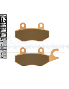 SINTER STREET BRAKE PADS