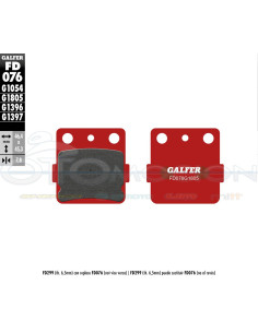 TRIAL TOP BRAKE PADS