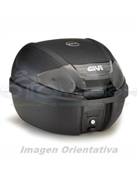 MALETA ML 30 LTS E300-TECH NEGRO BASE-N CATADIOPTRICO AHUM