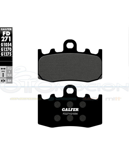 SEMI METAL BRAKE PADS