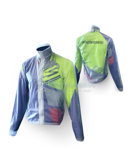 JACKET ZIPPED TRANSPARENT SHERCO M