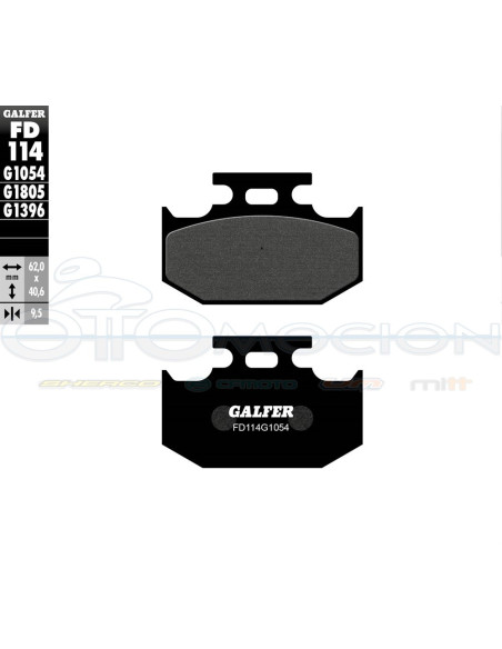 SEMI METAL BRAKE PADS