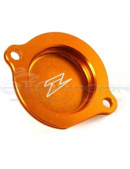 TAPA FILTRO DE ACEITE ZETA PARA KTM EXC-SX COLOR NARANJA