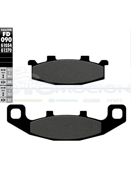 SEMI METAL BRAKE PADS