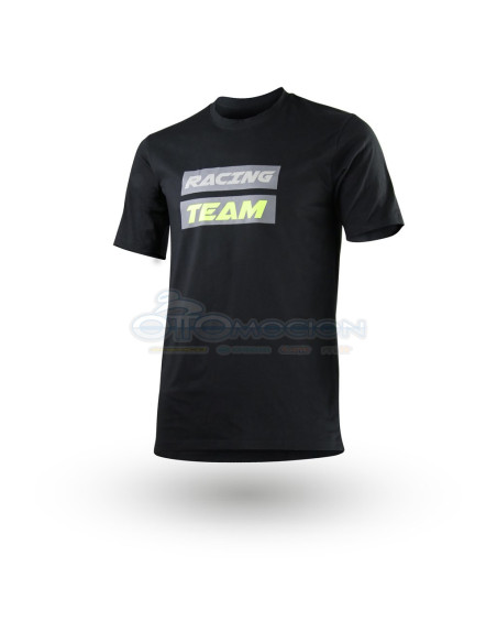 TSHIRT RACING TEAM BLACK MAN XXL