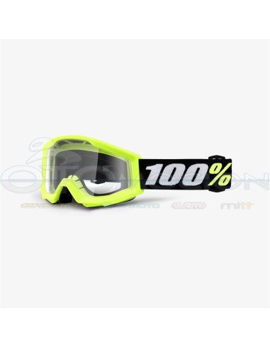 GAFAS 100% STRATA MINI AMARILLO-TRANSPARENTE