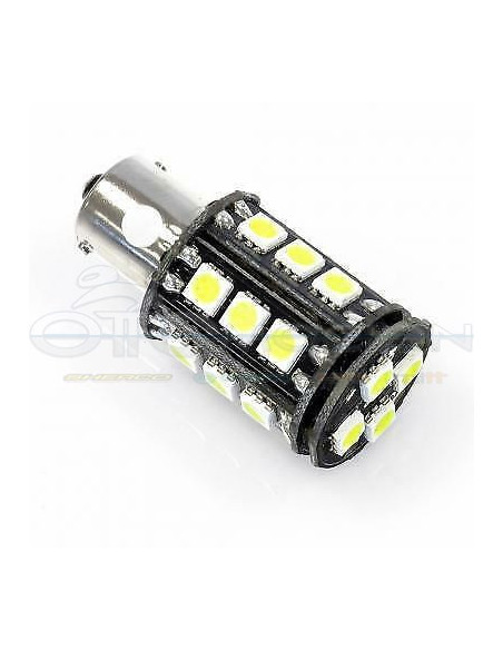 LAMPARA LED BA15S 22 LEDS BLANCA